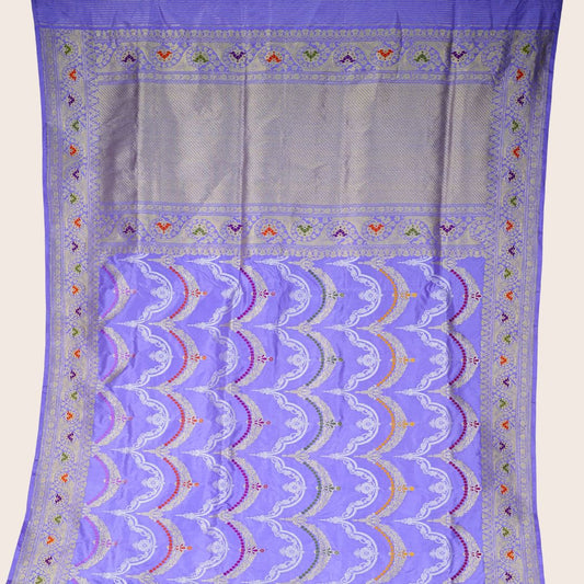 Pure Katan Necklace Pattern Handloom Saree