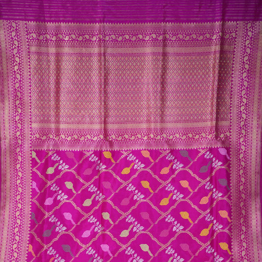 Pure Ektara Katan Tissue handloom saree