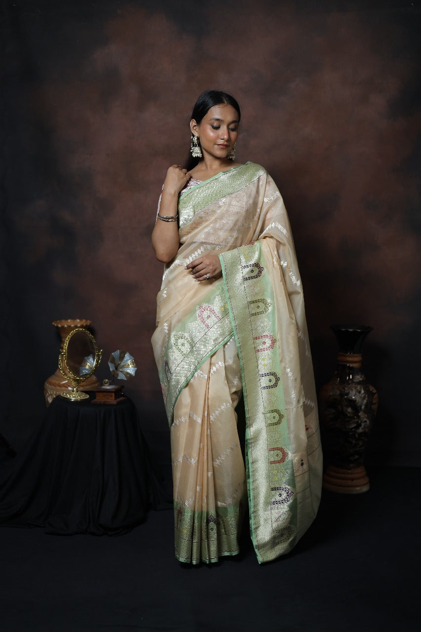Pure Organza (Kora) Silk Sarees